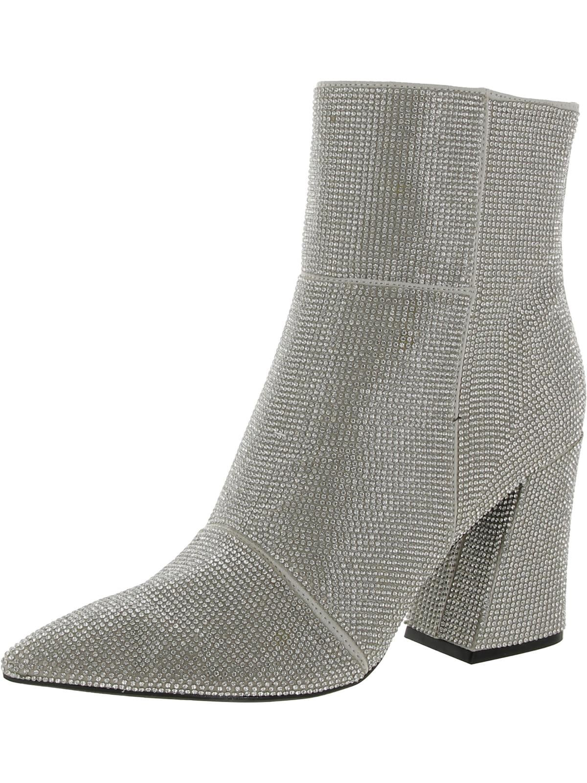 Madden Girl Womens Cody Ankle Rhinestone Ankle Boots | Walmart (US)