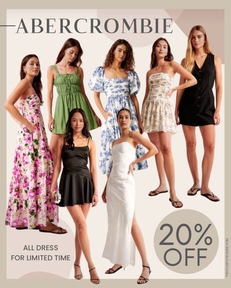 Abercrombie 20% OFF All Dresses! 