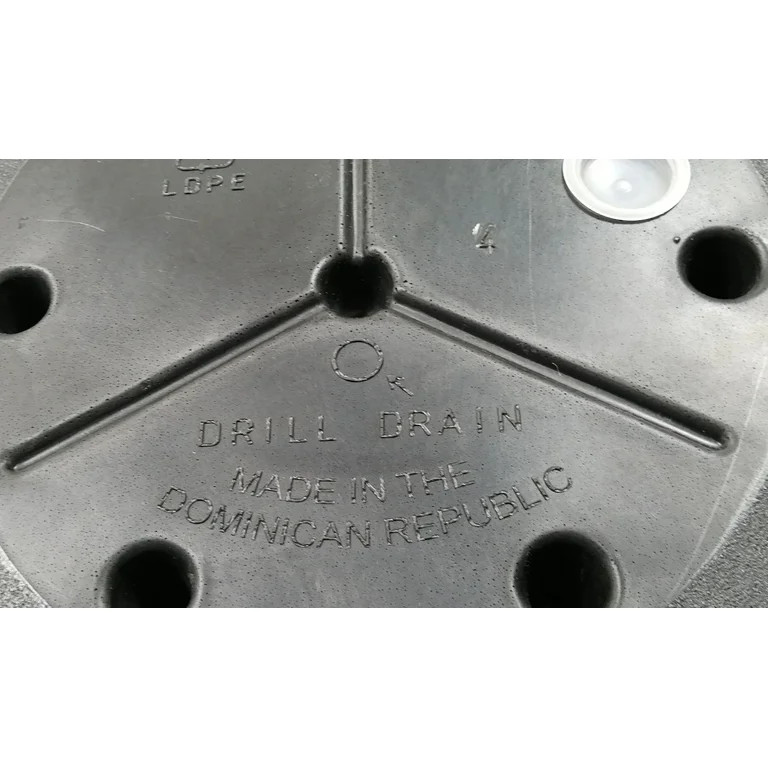 Better Homes & Gardens 18in Mosswood Resin Planter, Matte Black | Walmart (US)