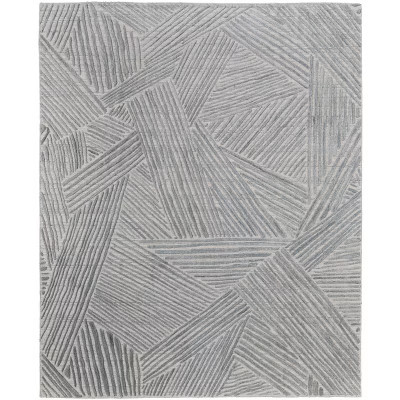 HomeRoots 8' X 10' Green and Ivory Abstract Hand Woven Area Rug | Target