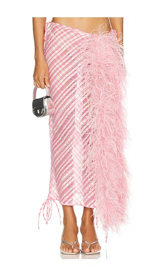 Midi Skirt in Pink | Revolve Clothing (Global)