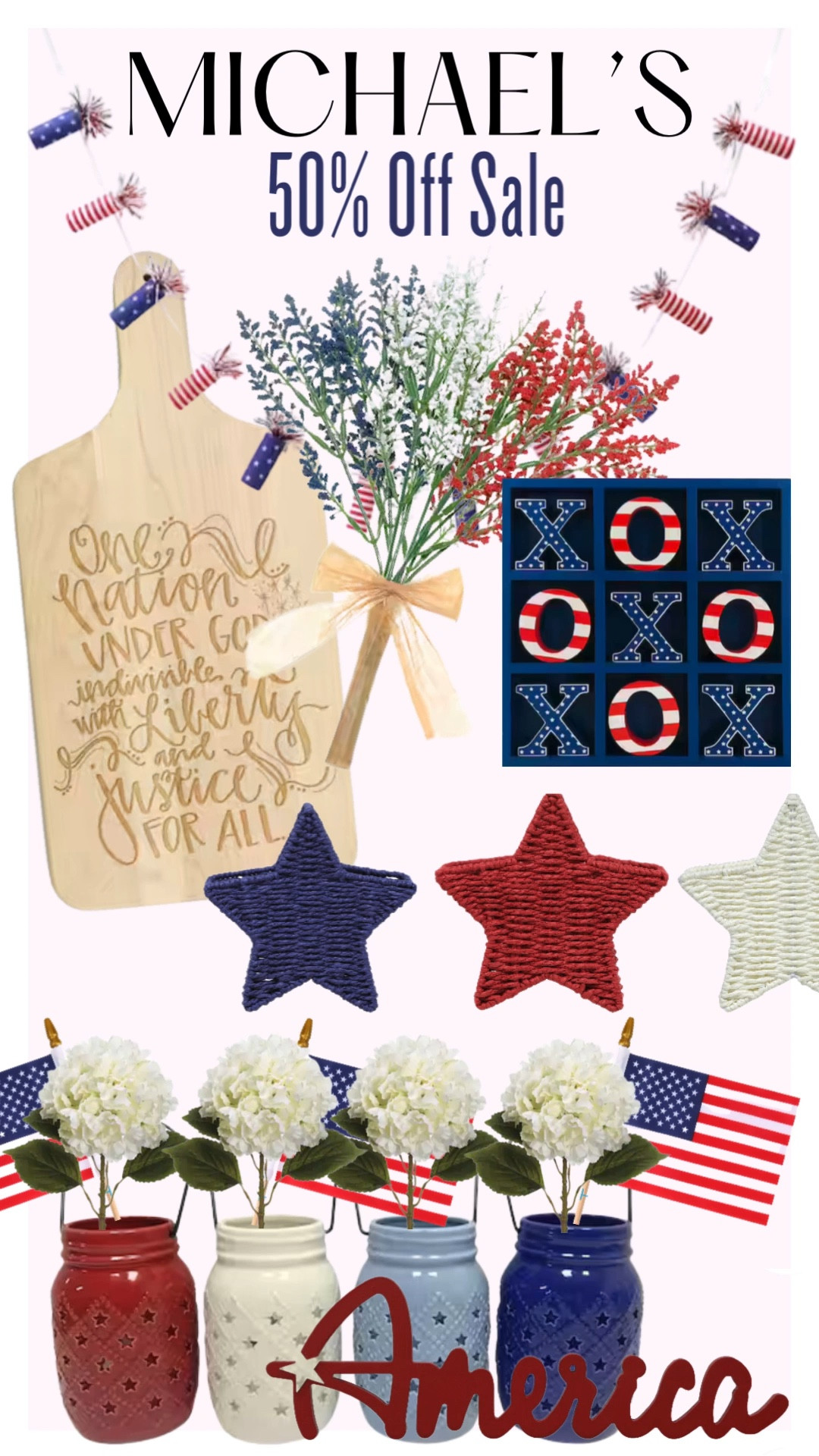 MICHAEL’S
4th of July & Patriotic Decor 🤍

#LTKhome #LTKSeasonal #LTKfamily