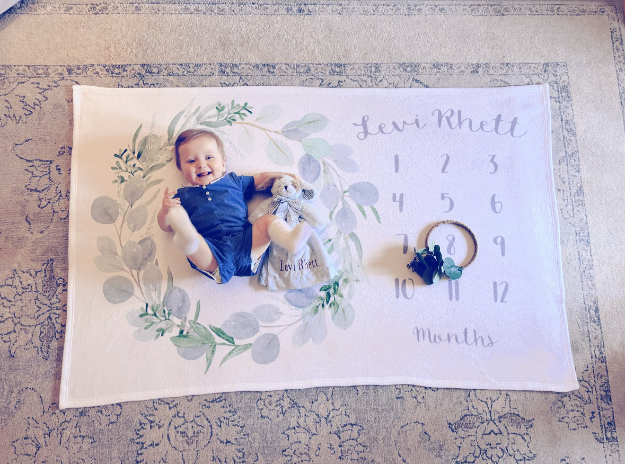 Allll the smiles and joy to celebrate the eight sweetest months with our newest little baby bear cub 🐻 in Sweet Baby Levi Rhett!! 👶🏼🩵🧸 He truly is a bundle of pure love, sweetness, and JOY – the cutest little snuggly winter baby bear and perfect addition to our family and makes all the seasons (& holidays) all the more fun and oh so sweet!! 🥰 Every day (& every month!) keeps on getting better & better with you here, sweet baby boy, and we are so grateful the Lord blessed us with your happy, easygoing, go-with-the-flow little angel self!! 👼🏼 Your big brother Judson, mama, and “Dada” could not be more smitten 😍 with you and we truly cannot imagine life without you now!! You are sitting up, playing & trying to keep up with your big brother bestie (it’s the cutest thing EVER seeing their little brother bond grow!! 🫶🏽), babbling and saying so much these days (especially “bubba” – when you are looking at your big brother – melt my heart!!), eating like a champ (you loveeee food!!) 😋, oh so snuggly (my little winter ❄️ valentine 💘 baby bear 🐻‍❄️) and love to cuddle with mommy, and just the happiest little baby… a dream come true! 🤱 // new blog post up on the @emilymabrycreative blog (link in bio 💫) #eightmonthsold #newblogpost 
 
Highlights of this past month were experiencing your very first Christmas 🎄(our little santa baby!! 🎅🏻👶🏼), your first New Years (so fun!) 🪩 and taking you out for a picnic 🧺 & tractor 🚜 ride with “Dada” and Judson out on our land (a memory I know I’ll cherish forever of our #landandbabies in the very very beginning days 🌾 - the best is yet to come!! 🤭), as well as your very first SNOW the other week!! ☃️ We have been soaking in and making so many special family winter memories around here!! 🌨️ Our hearts are so full of joy 🤩 and gratitude to Jesus for your precious little life and living in the very sweetest days – and oh so excited to experience your very first Valentine’s Day 💖 and lots more “firsts” in these next months ahead!! 🎉 Full hands and even fuller hearts these days – what a gift and I’m truly living in my favorite season of my life yet!! 👶🏼🩵👶🏼

#LTKBaby #LTKFamily #LTKKids