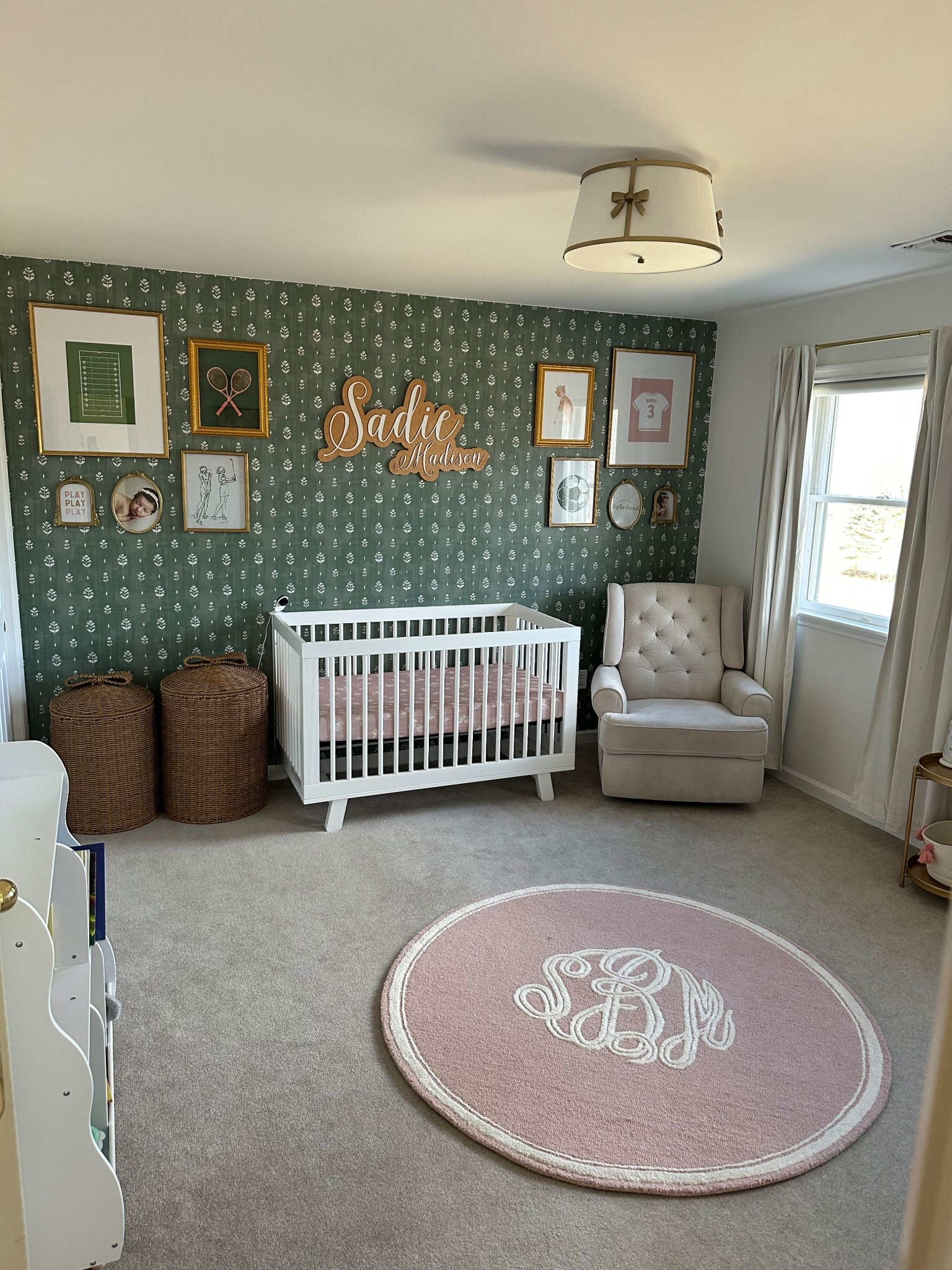 Baby girl vintage sport nursery 

#LTKFindsUnder100 #LTKBaby #LTKHome