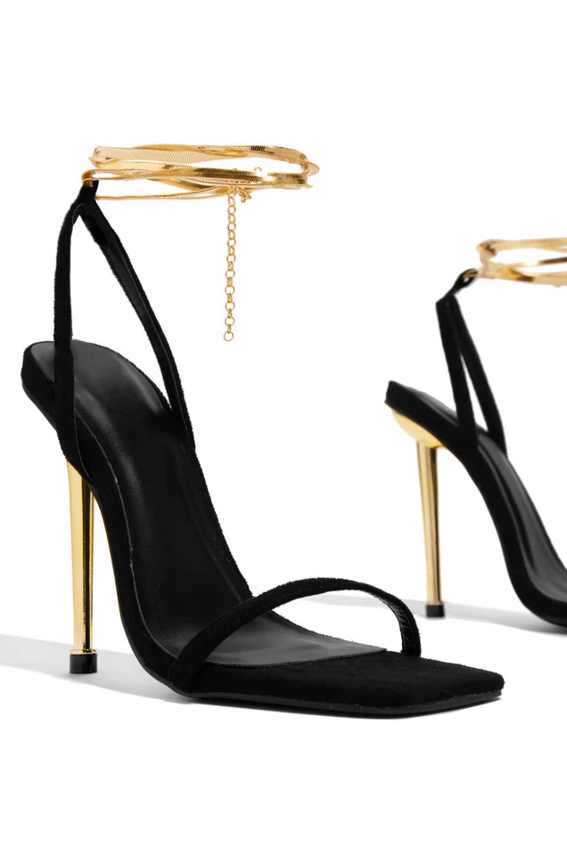 Shop Perfect Affair Black Single Sole High Heels | MISS LOLA