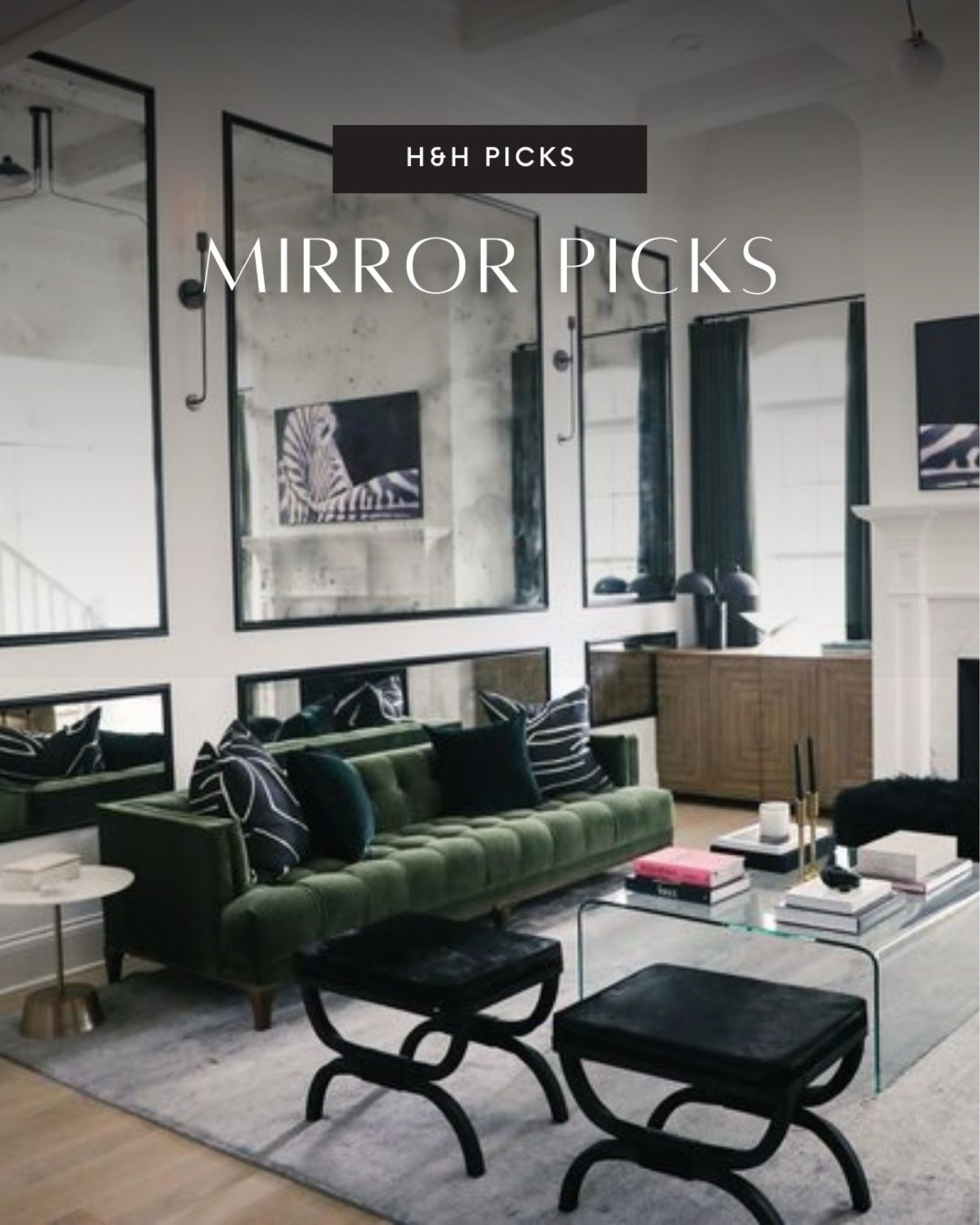 We made this formal sitting room appear larger! Here's how ⬇️ ⬇️ ⬇️ ⁠
⁠
Natural light creates the illusion of space, hanging mirrors allows you to bounce light from windows and create the semblance of more square footage. Even in dim spaces or small, windowless corners, a mirror can help expand the look.⁠
⁠
Shop our favorite mirrors.
⁠
#mirrors #homedecor #ltkhome

#LTKhome