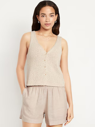 Button-Front Sweater Vest | Old Navy (US)