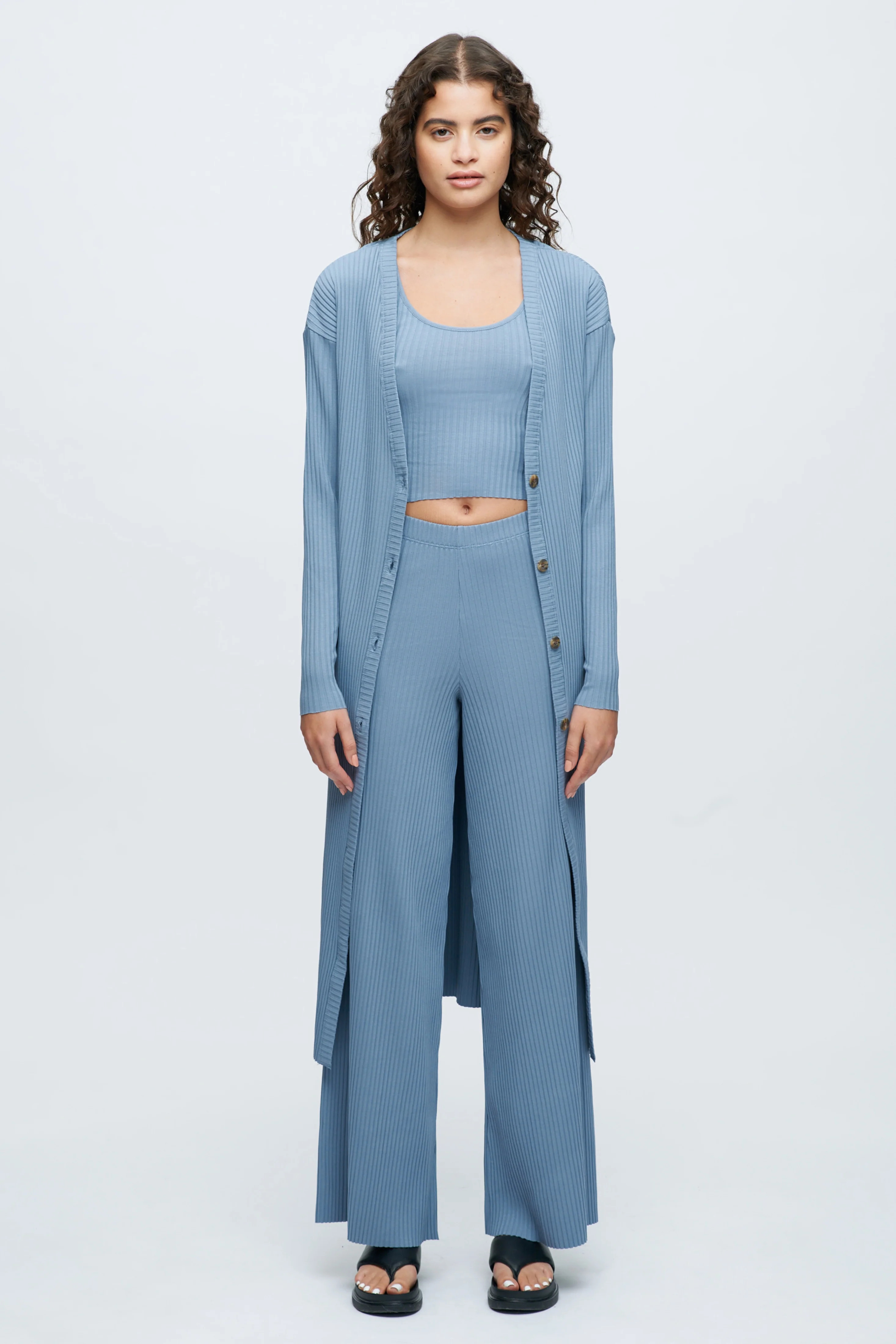 Midi Ribbed Cardigan | Kotn