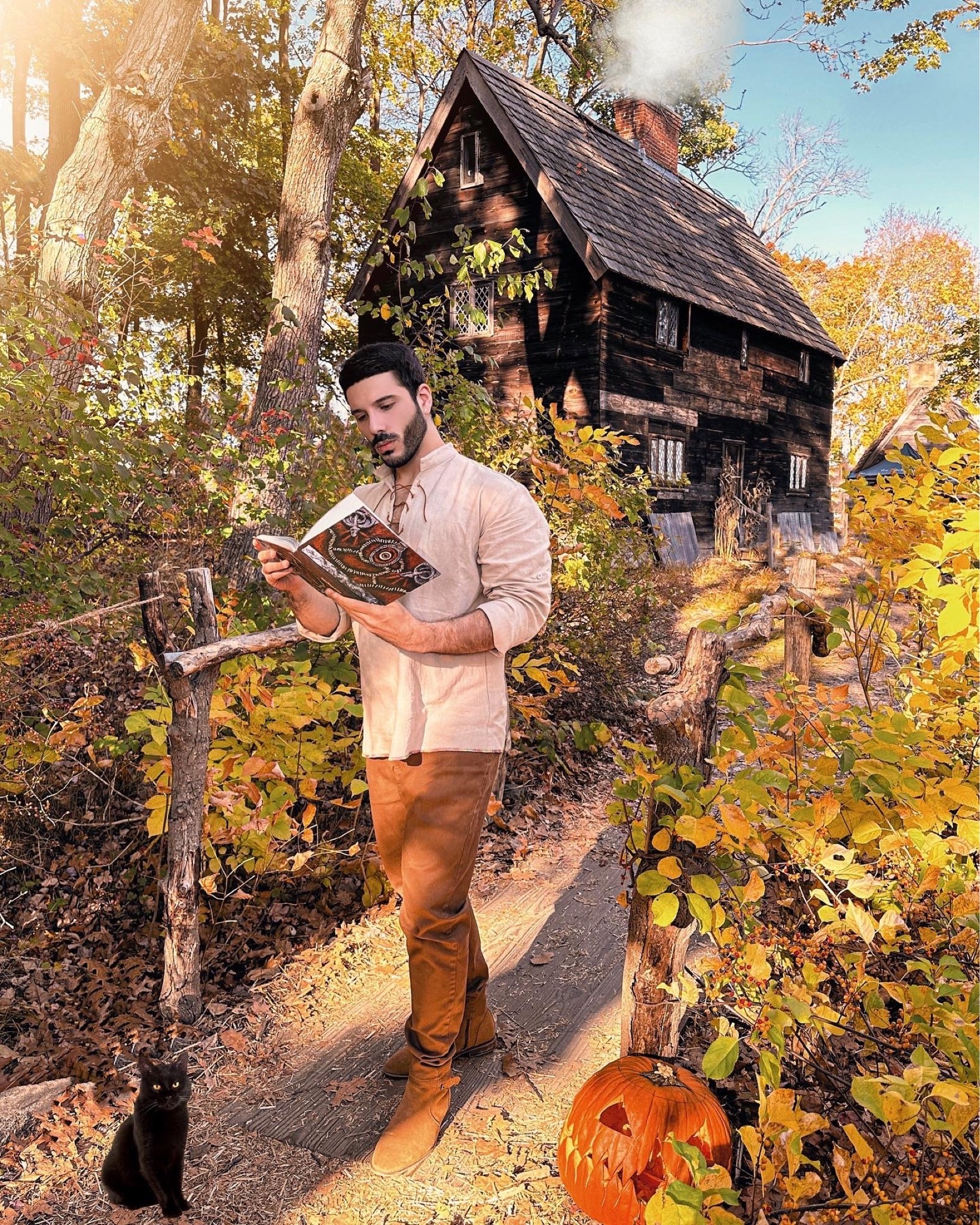 Lace up Long Sleeve Shirt / Hocus Pocus / Halloween / Beige Casual Fit / Beige shirt for Men

#LTKmens #LTKHalloween #LTKunder50