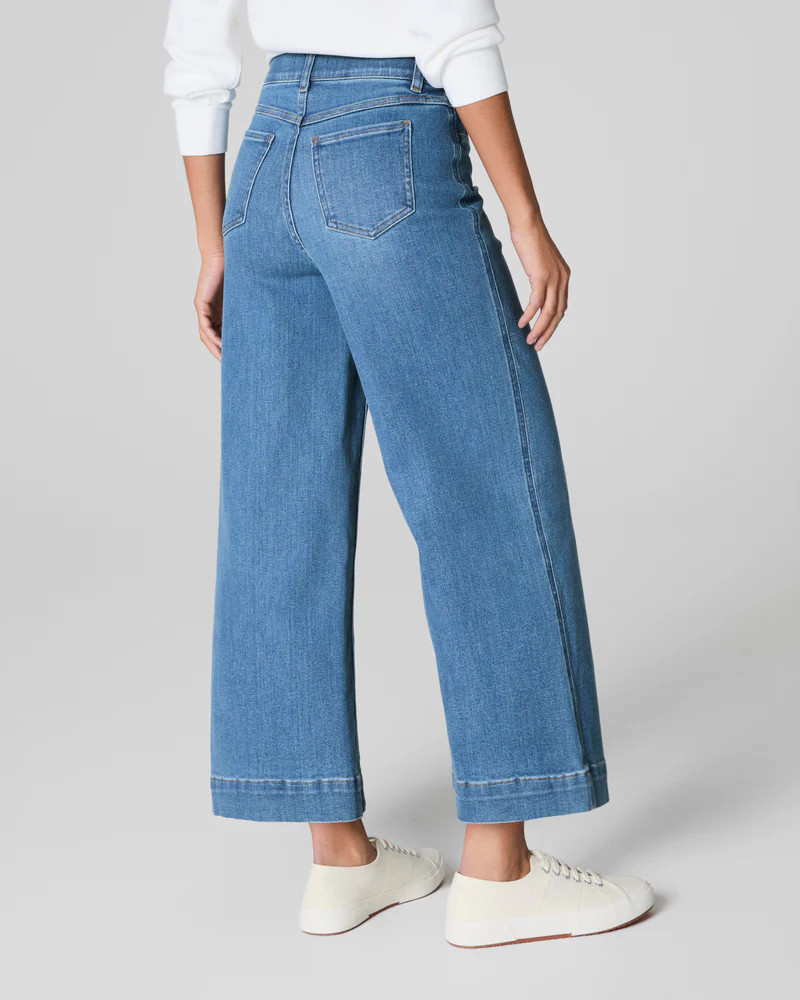 Cropped Wide Leg Jeans | Spanx