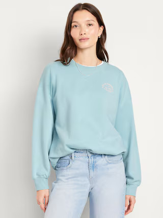 SoComfy Oversized Graphic Sweatshirt | Old Navy (US)