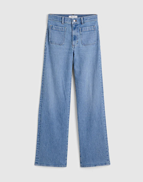 The Emmett Wide-Leg Full Length Jean: Patch Pocket Edition | Madewell