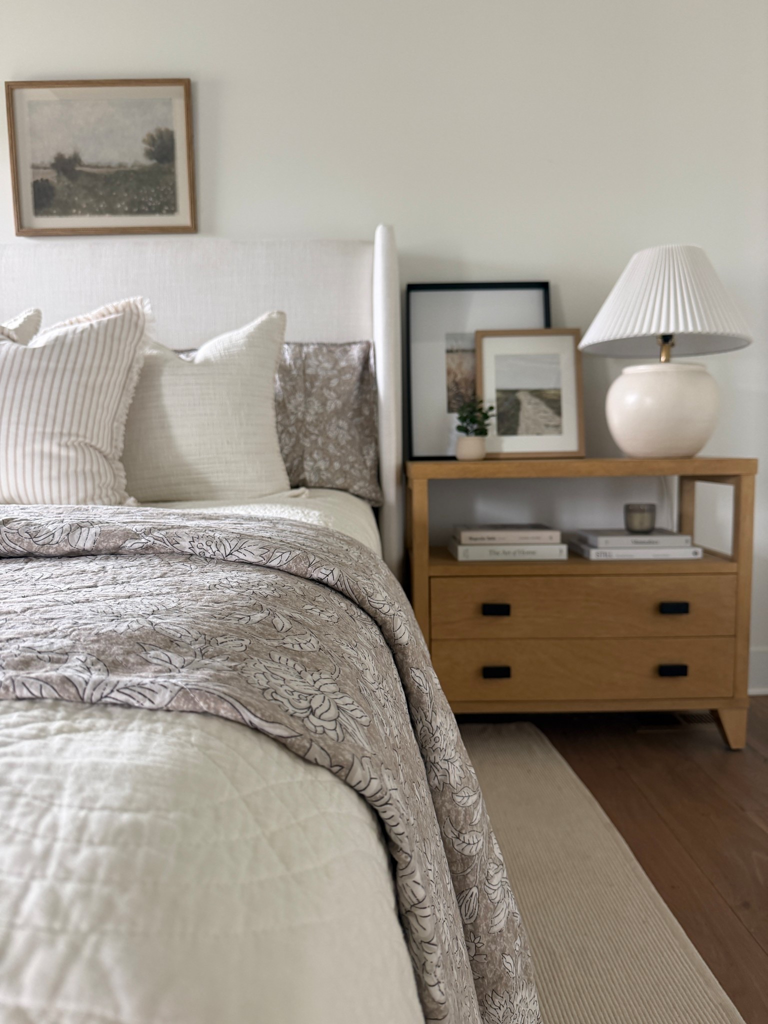 Spring Bedding Refresh 🌸 | Floral Quilt Look for Less

Light, airy, and ready for spring 🤍 I swapped in this beautiful neutral floral quilt for an instant bedroom refresh. Layered with crisp white pillows and cozy textures, it gives that high-end, designer look without the price tag. Perfect for creating a soft, calm space you actually want to relax in.



#springbedding #floralquilt #bedroomrefresh #neutralhome #cozybedroom #affordablehome #ltkhome #ltkfinds #homedecorideas #bedroominspo #targethome #amazonhome #potterybarnstyle #springdecor #simplehomestyle

#LTKHome #LTKSeasonal