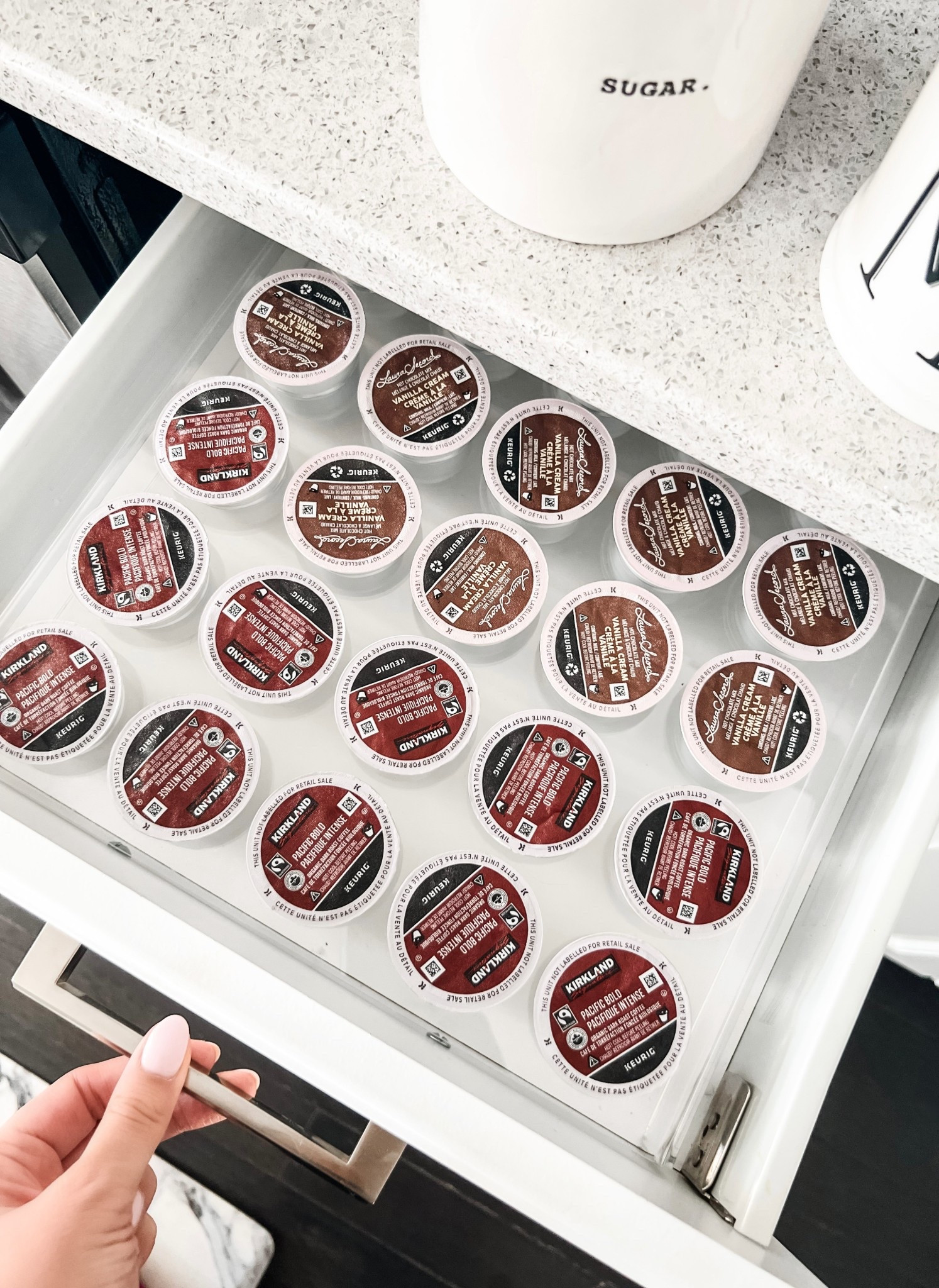 These acrylic Keurig coffee pod drawer organizers are game changers for the coffee lover! 

#LTKFindsUnder50 #LTKHome