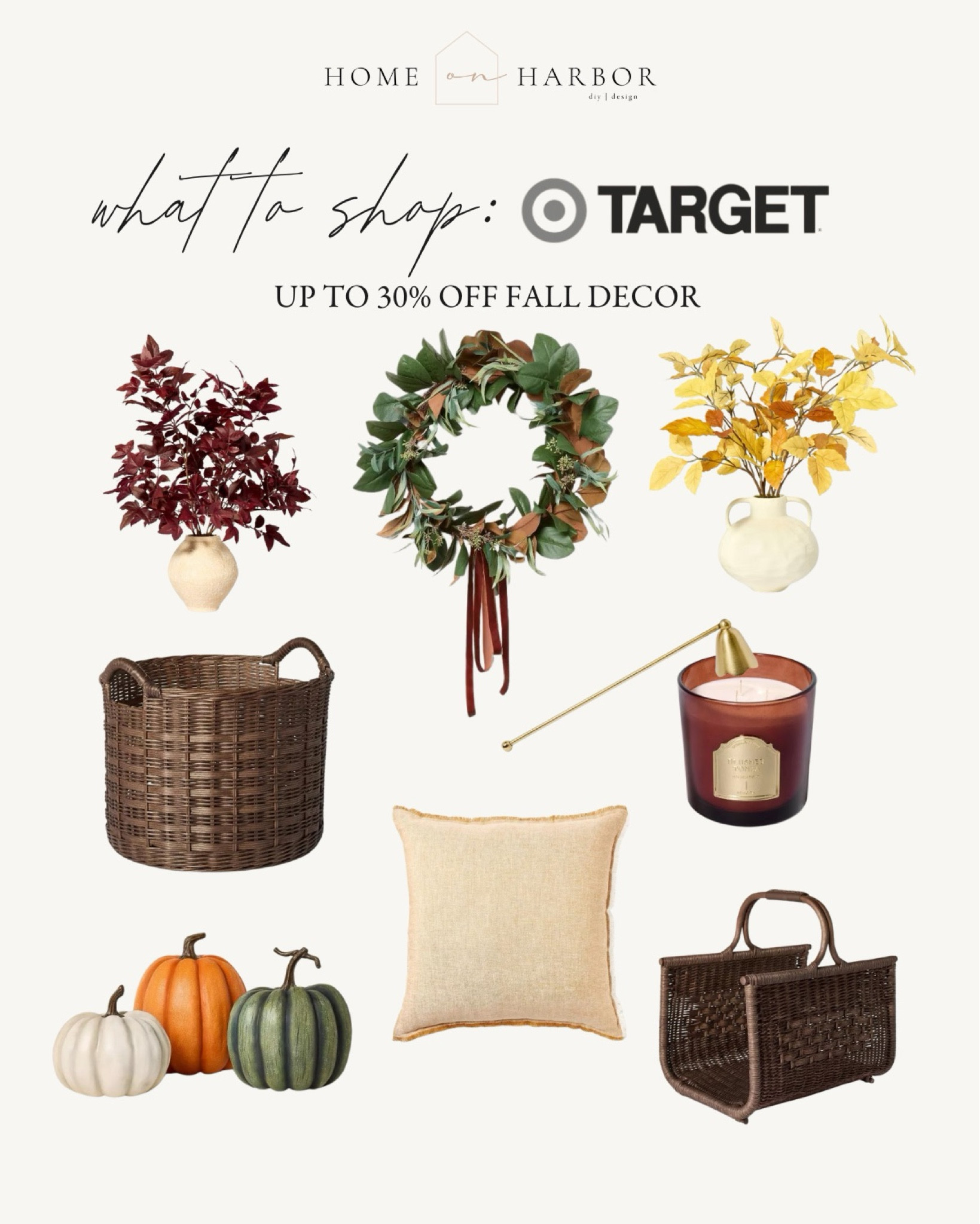 Target Labor Day Deal: 30% off Studio McGee Fall Decor 

#dealoftheday #deals #labordaysales

#LTKHome #LTKSeasonal #LTKSaleAlert