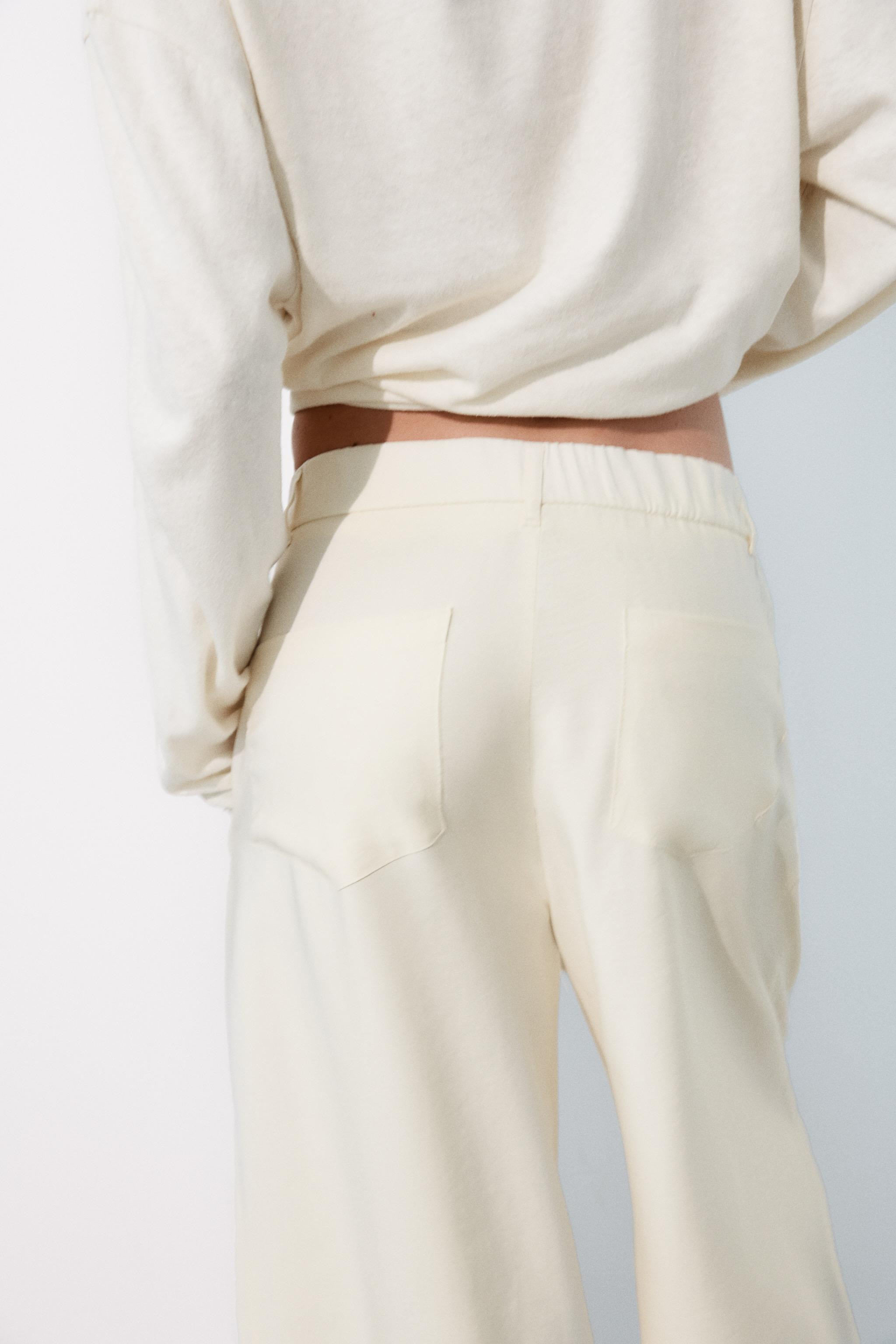 FLOWING PLEATED TROUSERS | Zara UK