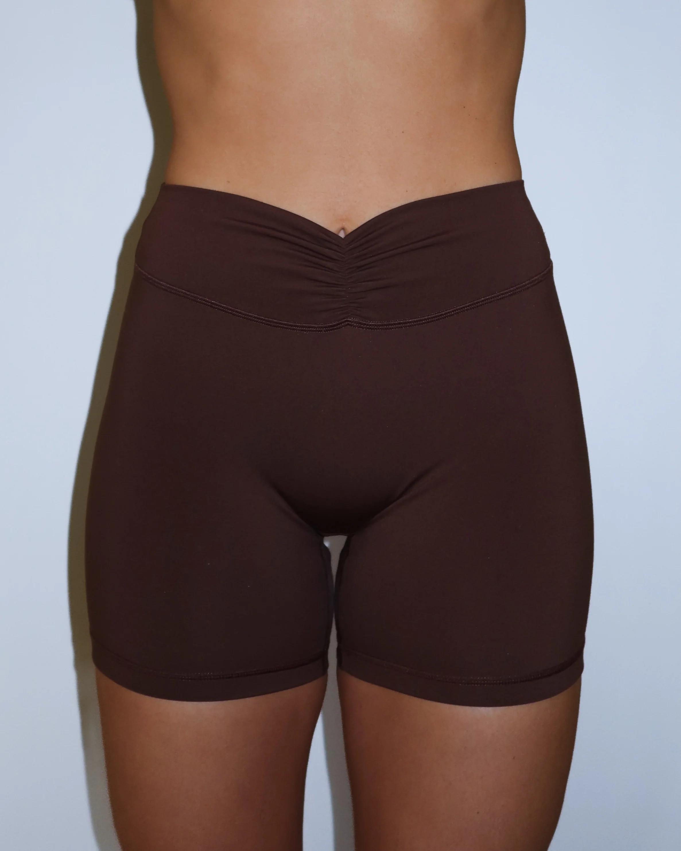 Scrunch Short - Mocha Brown | Liaison the Label