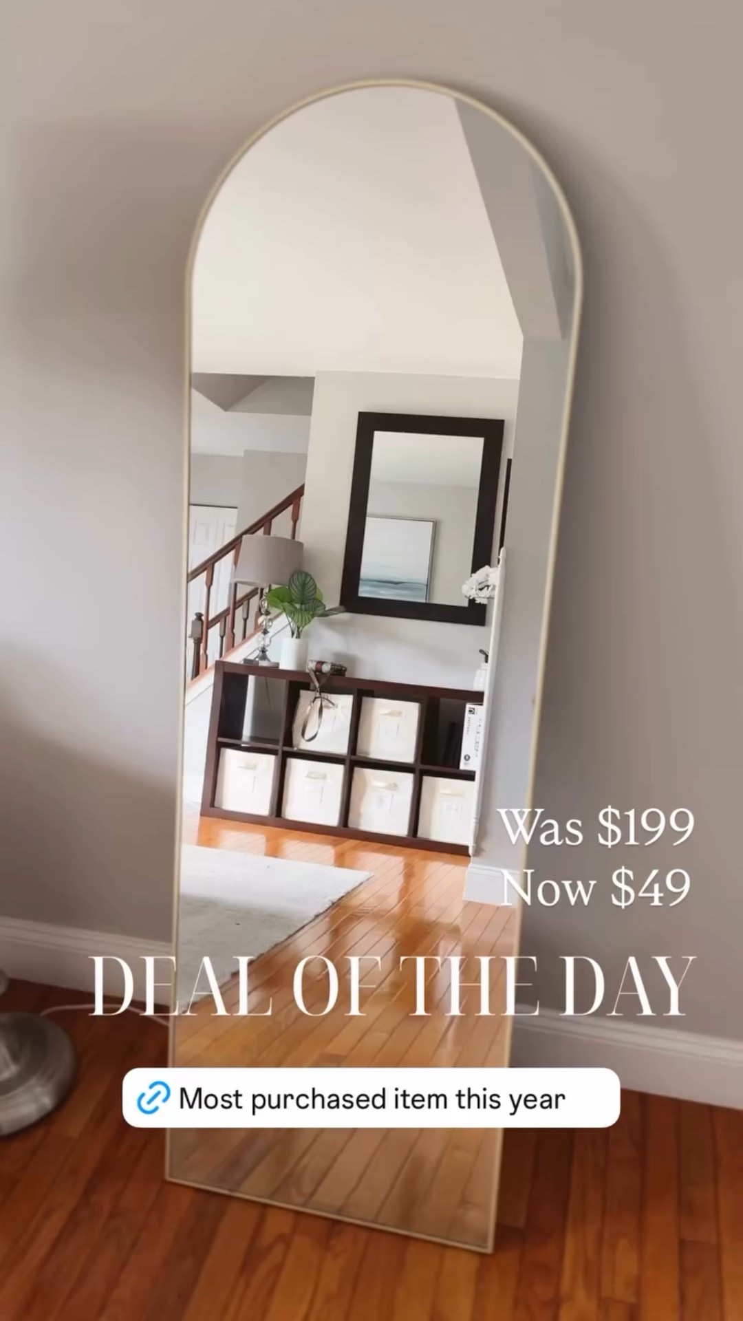 Was $199
Now $49

I use this mirror daily and so does everyone else in my house! It’s so good & I love the stand! Comes in black too! 



Full length mirror 

#LTKFindsUnder50 #LTKHome #LTKSaleAlert