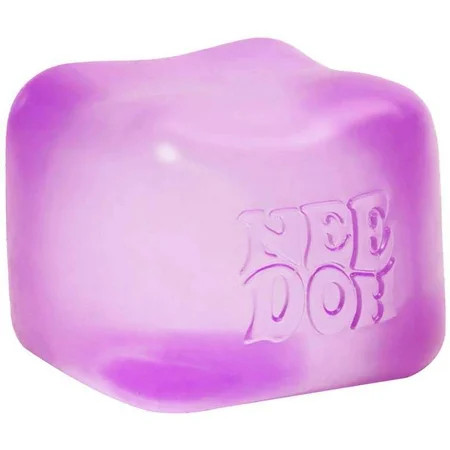 Schylling Nee Doh Nice Cube Squish Toy, ages 3+ (purple), 1ct | Walmart (US)
