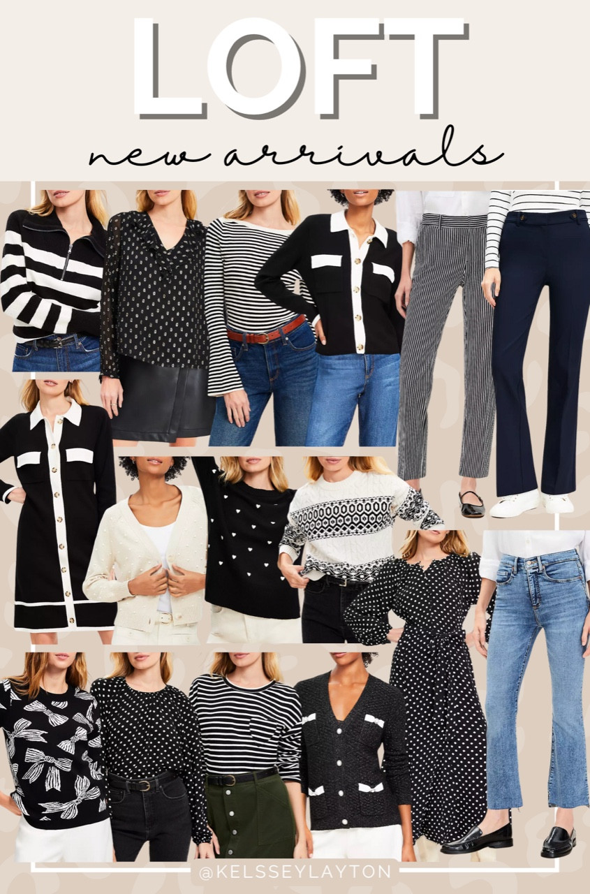 Loft new arrivals, loft favorites, black and white outfits 

#LTKStyleTip #LTKSaleAlert #LTKFindsUnder50