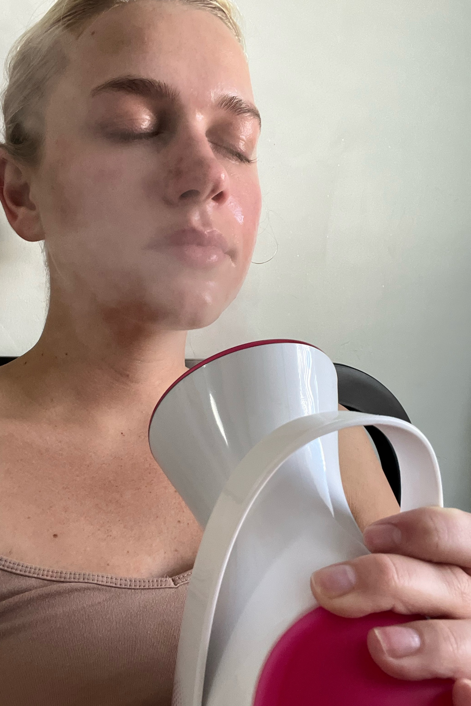 Amazon facial steamer! I love this thing and recommend it to everyone! 

Improves product absorption, enhances circulation, softens the skin and loosens trapped sebum, and is very relaxing. #amazonfind

#LTKbeauty #LTKunder50