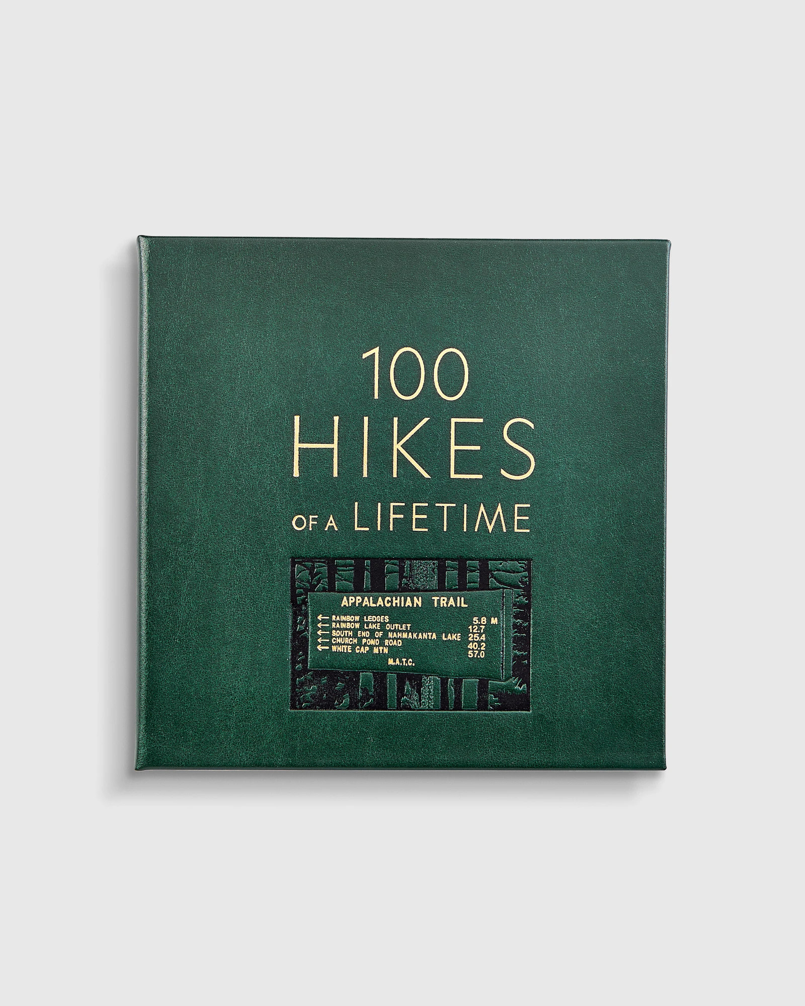 100 Hikes of a Lifetime Leather Bound Book | Quince