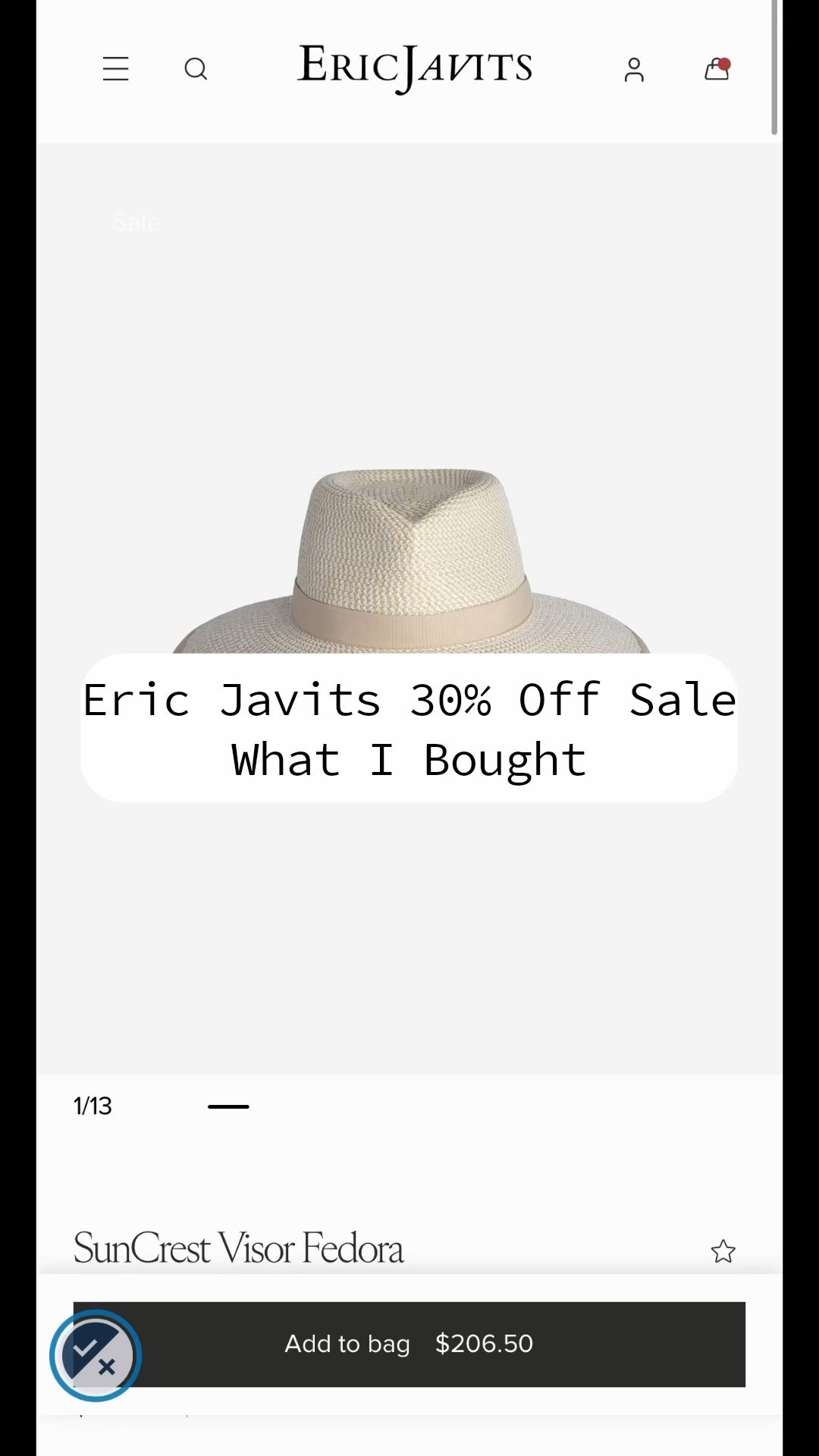 Eric Javits is still on sale! Here’s what I bought: 
👉 Eric Javits SunCrest Visor Fedora 
👉 Color: white mix
(Also own in natural black and peanut white) 

- luxurious designer hat crafted from patented squishee® straw. The Suncrest visor is a stylish blend of a classic fedora and a practical visor, featuring a generous 4-inch brim. This fashionable Squishee® straw hat is adorned with grosgrain ribbon for a chic and polished appearance.

Why Choose the SunCrest Visor?
Eric Javits’ patented man-made material, Squishee®, incorporates recycled fibers. It resembles natural raffia straw in both appearance and texture but offers superior durability. Unlike traditional straw, Squishee® resists cracking, splintering, and melting when exposed to water. Independently tested and awarded the highest UPF rating, this hat provides exceptional sun protection. Its lightweight, packable design ensures it can withstand multiple seasons of wear.

Sun Protection You Can Trust
The SunCrest Visor has achieved the highest UPF rating through independent testing, effectively blocking 98% of harmful UVA/UVB rays. Eric Javits hats deliver designer-level sun protection that surpasses the performance of ordinary alternatives.

#LTKSwim #LTKSaleAlert #LTKTravel