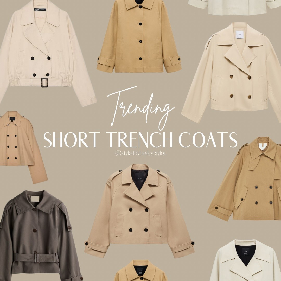 Trending: Short Trench Coats 🫶

#LTKstyletip #LTKspring #LTKeurope