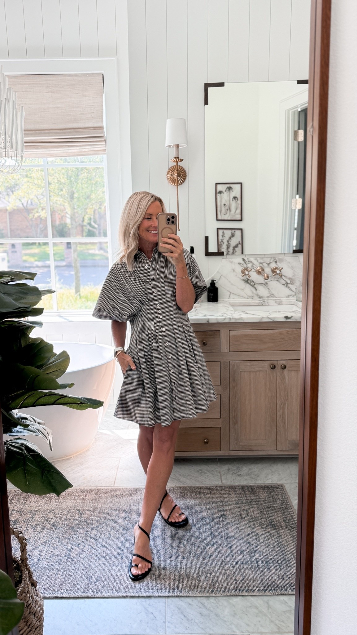 This Anthro  is one of my faves for late summer! 

Dress: xs 

 #ootd #LTKootd #LTKSeasonal #LTKOver40