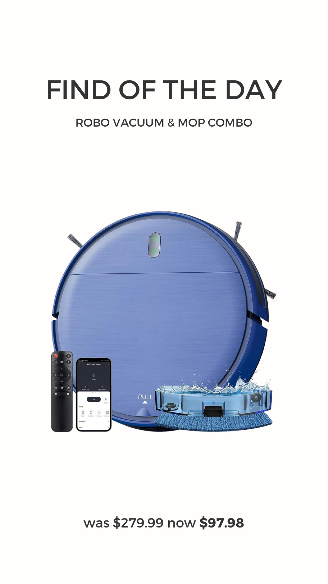 Robot vacuum / mop on major sale! Love this color too! 

#LTKhome #LTKsalealert #LTKSpringSale