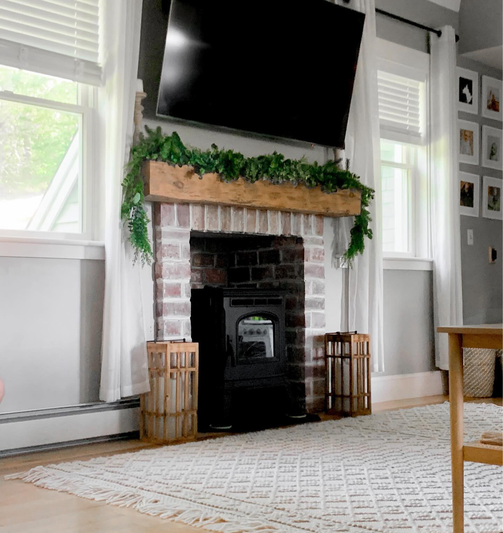 🏈 Our Game Day Space

When we bought our home in 2017 we knew we had to add an additional source of heat.  Our home is very old and drafty. 

This room was the perfect space for putting a pellet stove but I wanted to make sure it was inserted so we didn’t lose space. 

My talented husband built a bump out and we had our friend do the beautiful brick work with over 100 year old bricks from a building Portland 

The final and favorite touch of mine is the antique barn beam we found salvaged and used as our mantle

This cozy addition to our home is the best investment we could have made and makes this space one of our favorite rooms in the house 

#itꮤhdtnov2wk56 #itstheweekendhomedecortour #livingroom #pelletstove #fireplacedesign #mantle #homedesign #livingroomdesign #fireplacemantel #fireplaceideas #interiordesign

#LTKGiftGuide #LTKStyleTip #LTKHome