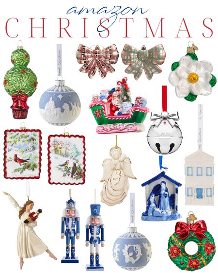 Amazon Christmas Ornaments! 

#LTKHoliday #LTKSeasonal #LTKGiftGuide