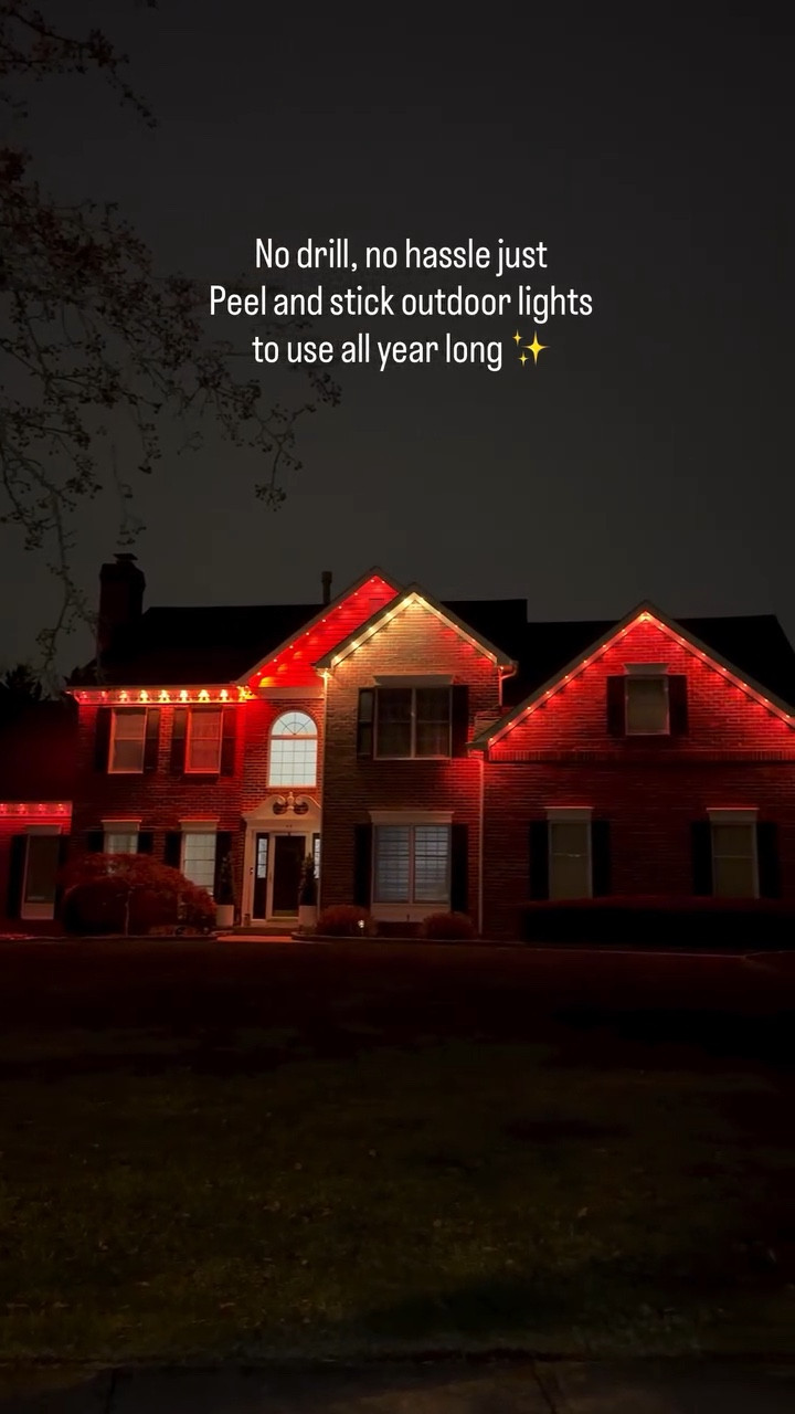 No drill, no hassle just peel and stick outdoor lights - amazon top rated and bestseller! @amazon 


Amazon home finds
Home inspiration 
Christmas diy 
Seasonal decor 
Found it on amazon

#LTKHoliday #LTKSaleAlert #LTKHome
