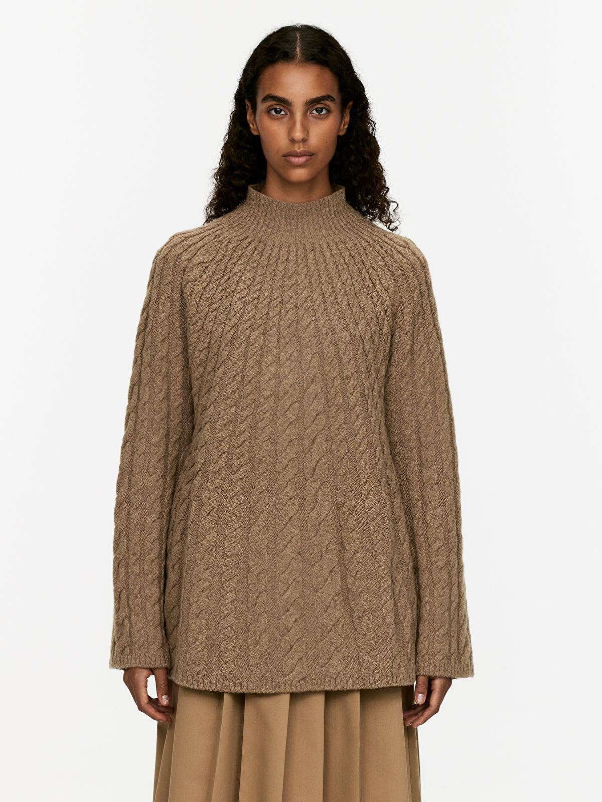 Cable-Knit Wool Jumper | ARKET (US&UK)