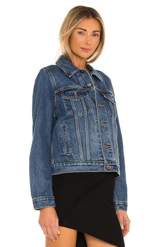 LEVI'S Original Trucker in Soft As Butter Dark from Revolve.com | Revolve Clothing (Global)