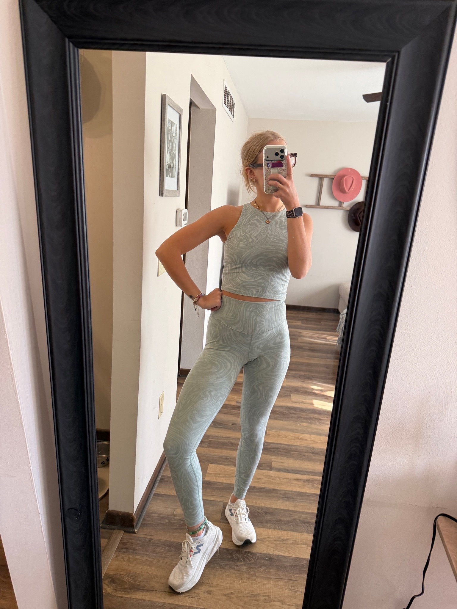 Another Old Navy workout fit  🦮🏃🏼‍♀️💨

Small in Old Navy leggings
Medium in Old Navy tank top
Medium in cream Old Navy sweatshirt
9 in white New Balance running shoes from @DSW 
🧦 socks are also from @DSW 

Everything is TTS :)

#outfitoftheday #workoutfit #OldNavyfashion #OldNavystyle #OldNavyactivewear #OldNavypowerchill #runningoutfit #whiterunningshoes
trending outfits, casual outfits, Old Navy tank tops, Old Navy leggings, Old Navy sweatshirts

#LTKfitnessgoals #LTKActive #LTKootd