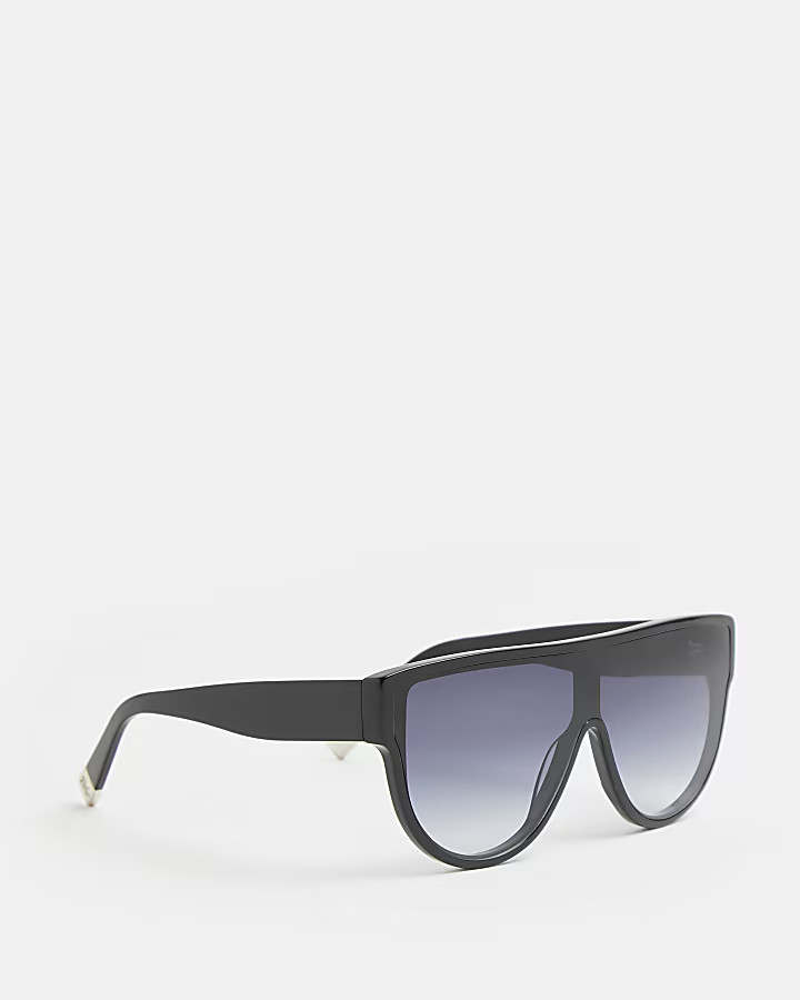 Black oversized sunglasses | River Island (UK & IE)