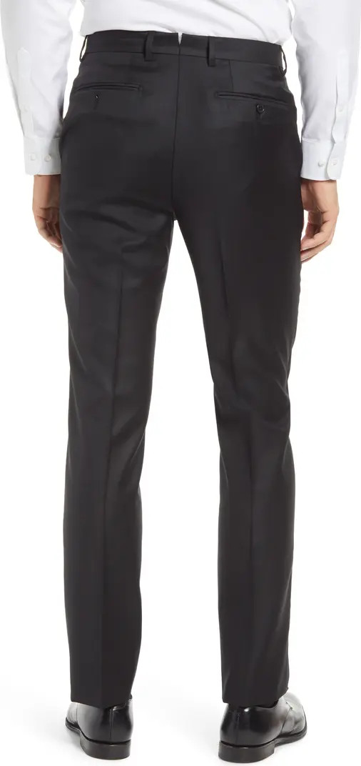 Roma Flat Front Loro Piana Wool Serge Dress Pants | Nordstrom