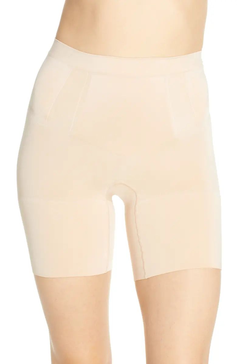 SPANX® OnCore Mid Thigh Shorts | Nordstrom | Nordstrom