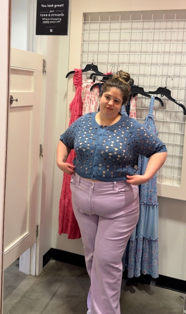 wearing size 1 in crochet top, 20R in jeans but short would’ve been a better fit 

#LTKWorkwear #LTKPlusSize #LTKSpringSale