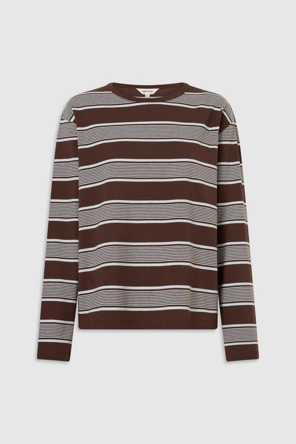 Long Sleeve Stripe Tee | Oroton