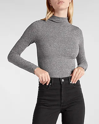 Body Contour Cozy Mock Neck Top | Express