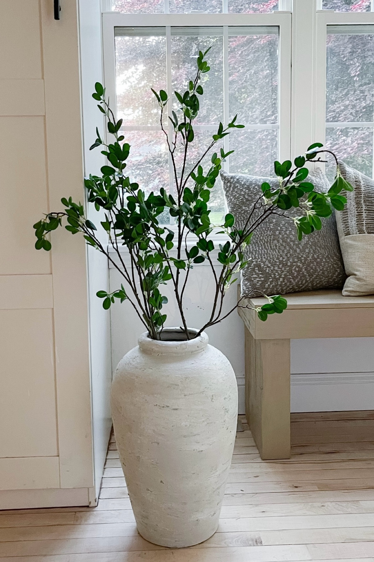 Rustic, vintage, pottery, vase, faux greenery, stems.

#LTKFindsUnder50 #LTKStyleTip #LTKHome