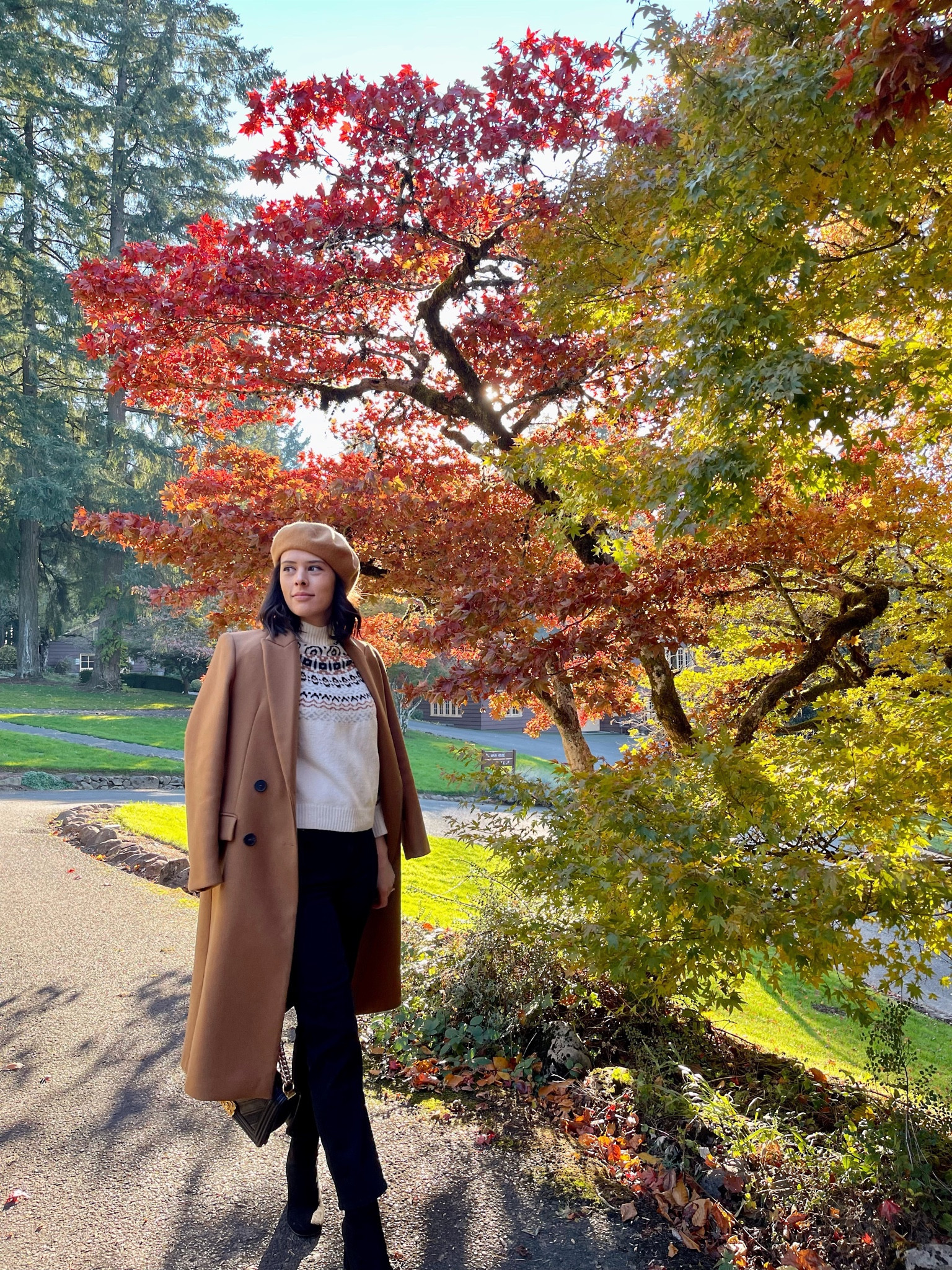 This is a great transitional outfit from fall to winter, with a cozy fair isle sweater in neutral colors and a classic camel coat. I also love wearing berets this time of year! 

(Fall style, winter style, neutral outfit, casual chic, winter outfit ideas)

#LTKSeasonal #LTKstyletip #LTKHoliday
