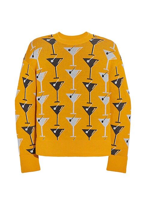 COACH Women's Martini Wool Sweater - Yellow - Size XS | Saks Fifth Avenue