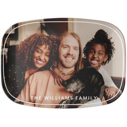 Serving Platters: Simple Border 10x14 White Shutterfly | Shutterfly