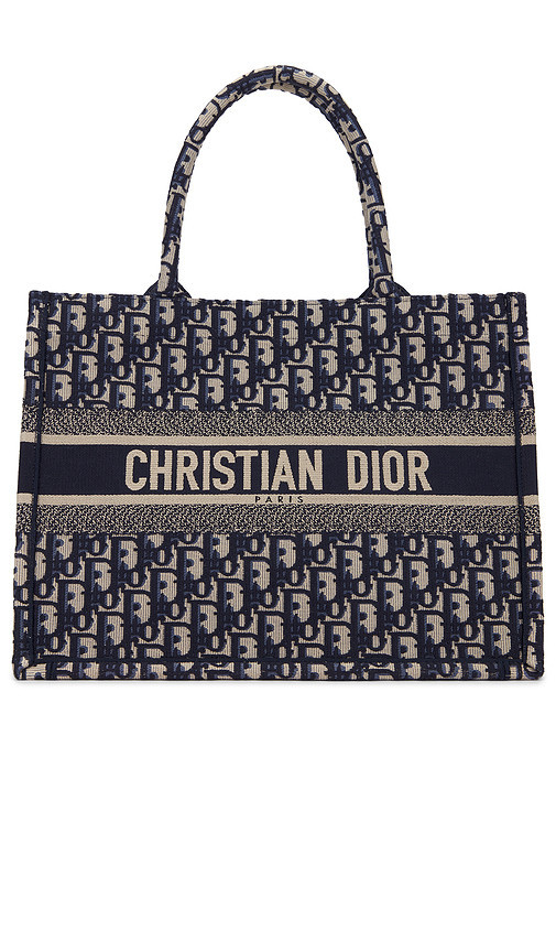 FWRD Renew Dior Book Tote Bag in Navy. | Revolve Clothing (Global)