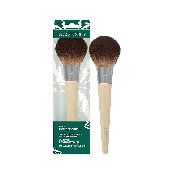 EcoTools Full Powder Brush, Fluffy Makeup Brush For Loose & Pressed Powder, Best For Setting Make... | Amazon (US)