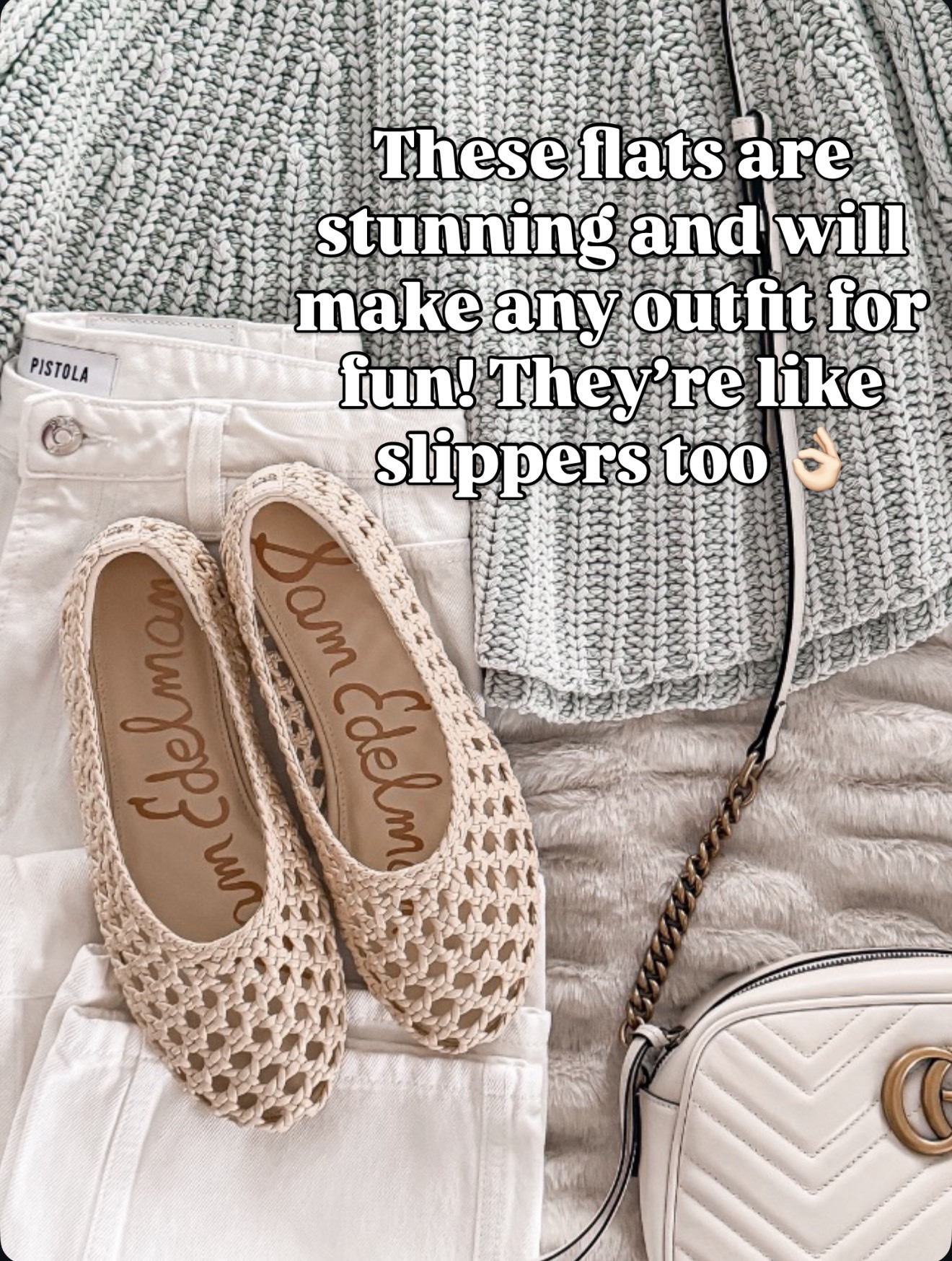 These woven flats are stunning and feel like slippers… instant outfit upgrade ✨🔗⬇️ run tts 

#LTKootd #LTKmomlife #LTKOver40