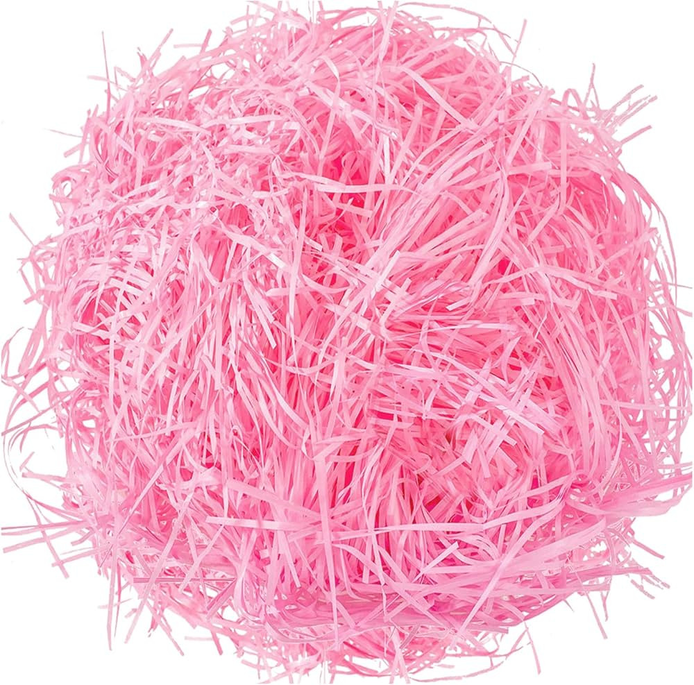 Gloreyan 1/2LB Valentine's Day Shredded Paper Filler Pink Raffia Paper Confetti Sherd Filler East... | Amazon (US)